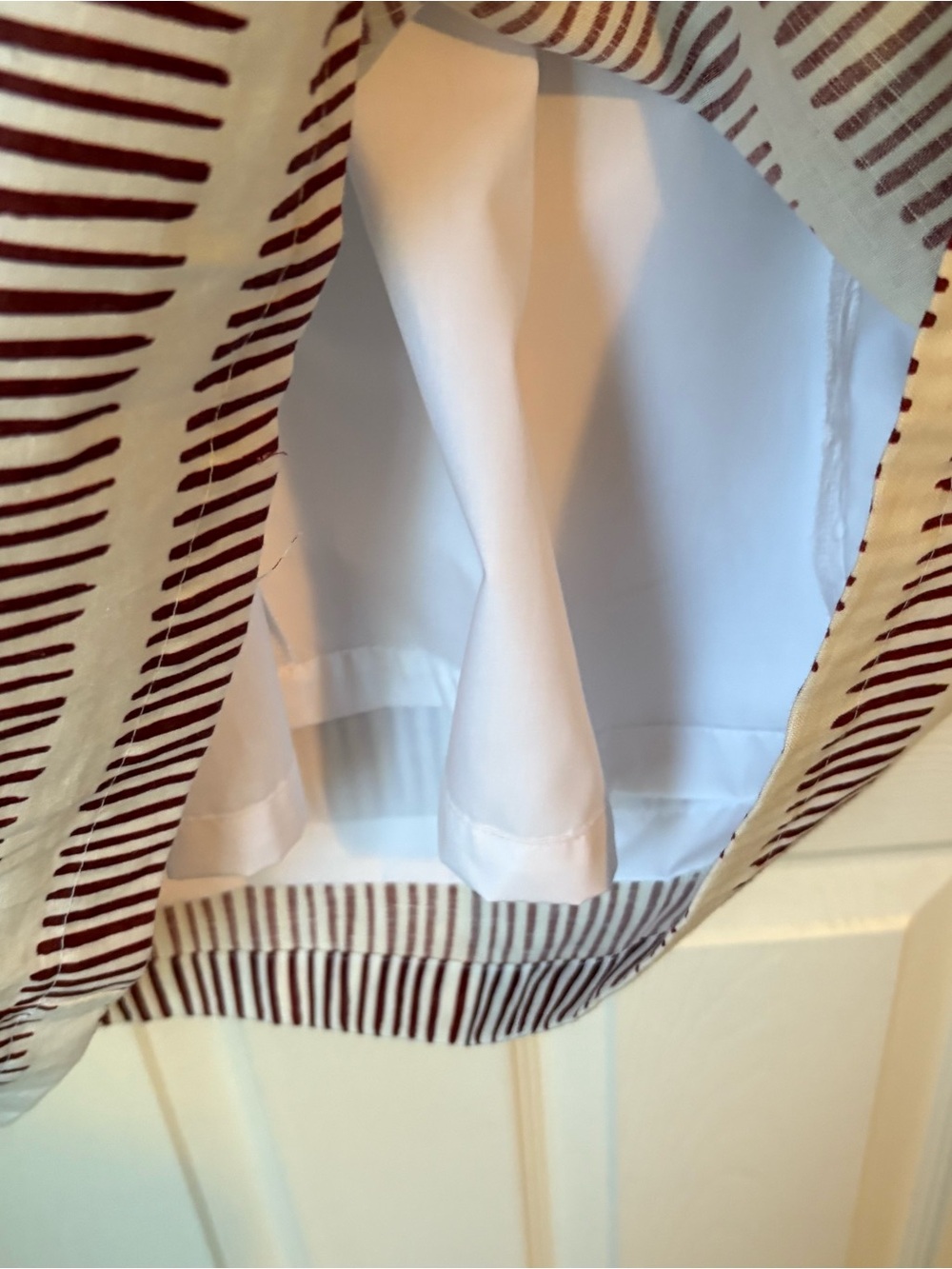 Brooke Wright Nancy Game Day Dress, Maroon White, S ๐ - Picture 7 of 11